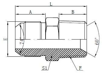 Weld Tube Fitting Drawing